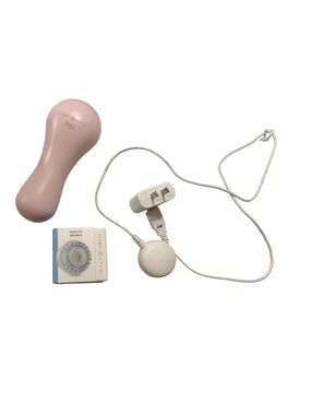 Clarisonic Mia Sonic Facial Cleansing System Device Charger New Head Light Pink